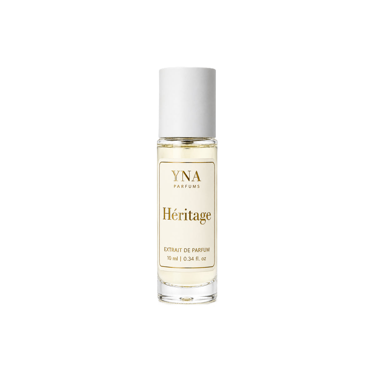 YNA Parfums Héritage Extrait de Parfum 10ml on white background